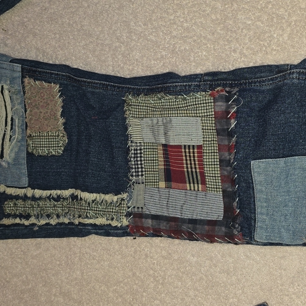 Free People Patchwork Skinny Jeans - Picture 4 of 12